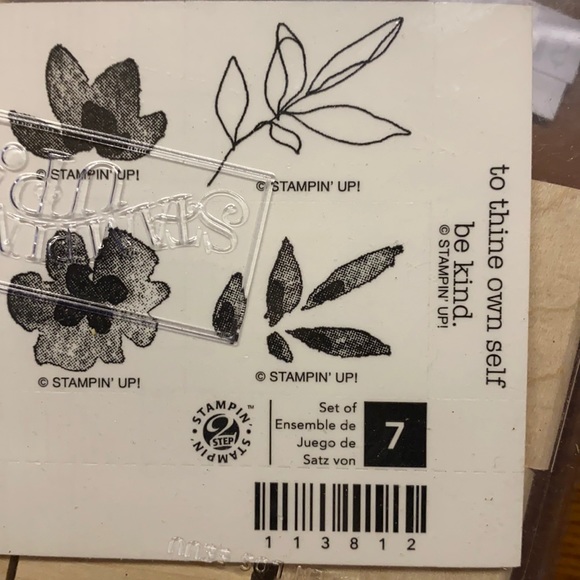Stampin’ Up! “BOTANICAL BLOOMS” Rubber Stamp Kit‎ - Picture 5 of 10